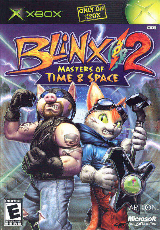 Blinx 2: Masters of Time and Space box art for Xbox